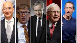 5 homens mais ricos do Mundo